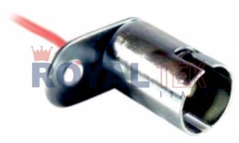 PORTALAMPARA ROYALTEK 1 POLO CON SOPORTE CORTO - VENTA EN PAQUETES DE 10 UNIDADES ---